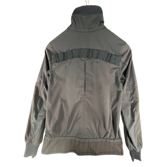 Lululemon Women's Black Run Bandit Windbreaker Faded Outerwear Jacket Size 4 - Picture 2 of 8